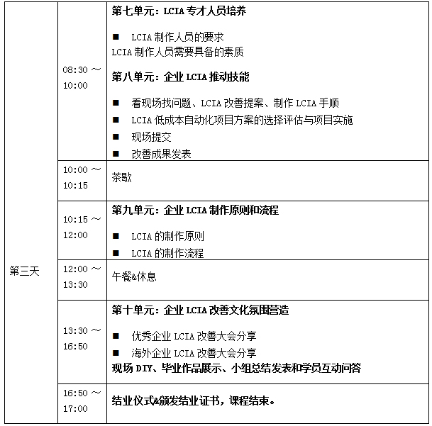 2018年12月份LCIA低成本自動(dòng)化課程招生啦！